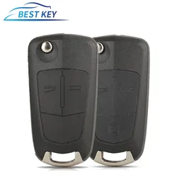 BEST KEY  Folding Car Key Shell Case for Chevrolet Epica for Opel Antara AMPERA  2 3 Buttons Control Blank Housing