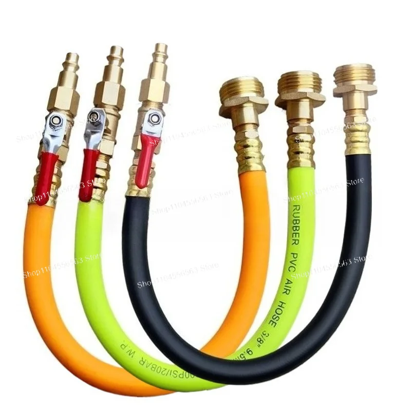 RV Winter American-style Cold-resistant Water Spray Adapter with Shut-off Valve Connector Set