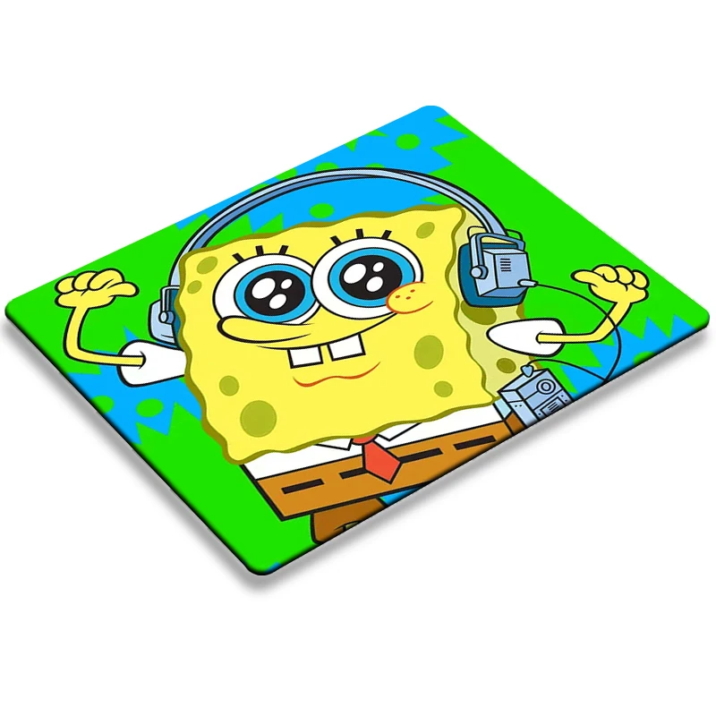 Spongebobs Mouse Pad Gaming Laptops Deskmat Desk Protector Mousepad Gamer Keyboard Mat Pc Accessories Kawaii Anime Mause Pads