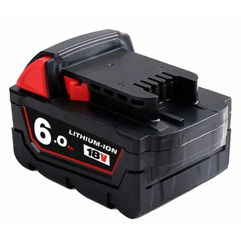 18V 6.0Ah Original Lithium Ion Replacement Battery - for Milwaukee 18V Power Tool 48 -11 -1815, 48 -11 - 1850, 48- 11 -1860, Z50