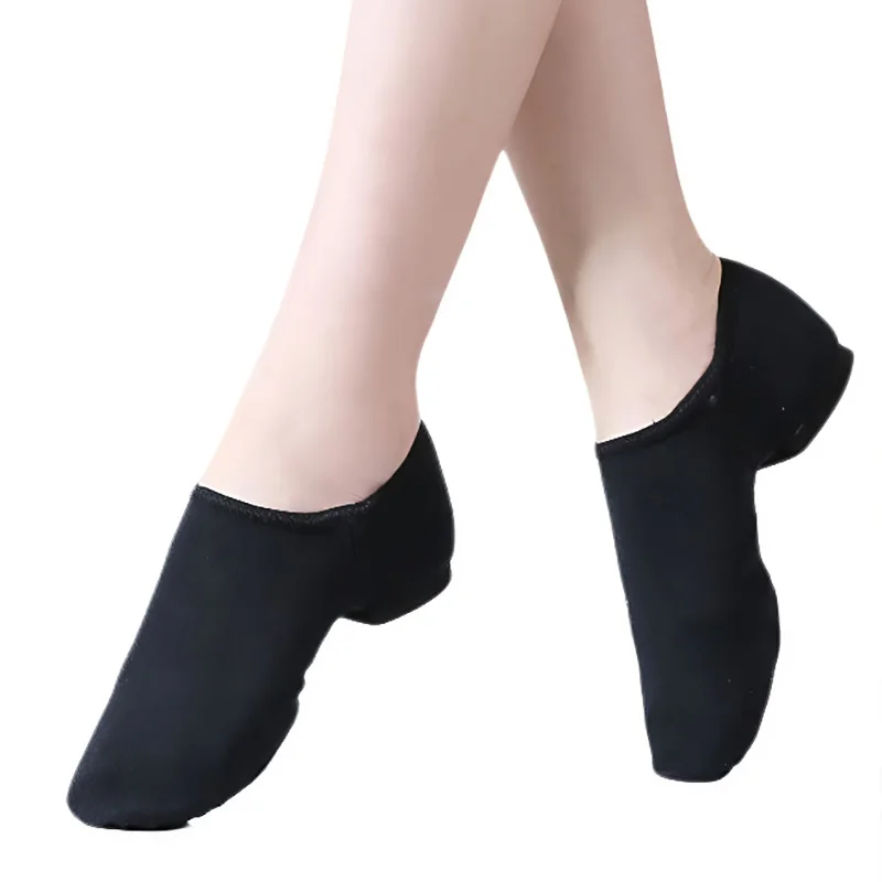 Women Ballet Shoes Stretch Cloth Soft Soles Jazz Dance Shoes Kids Girl Classical Yoga Training Shoes Women Size 28-42