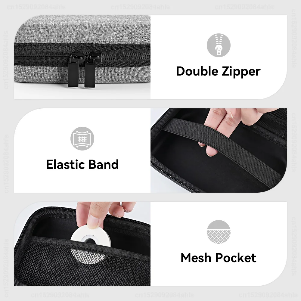 Imagem -03 - Etiqueta Auto-adesiva Etiqueta com Niimbot D11 D110 D101 Papel Case de Impressora Carregando Bolsa de Protecção Pcs