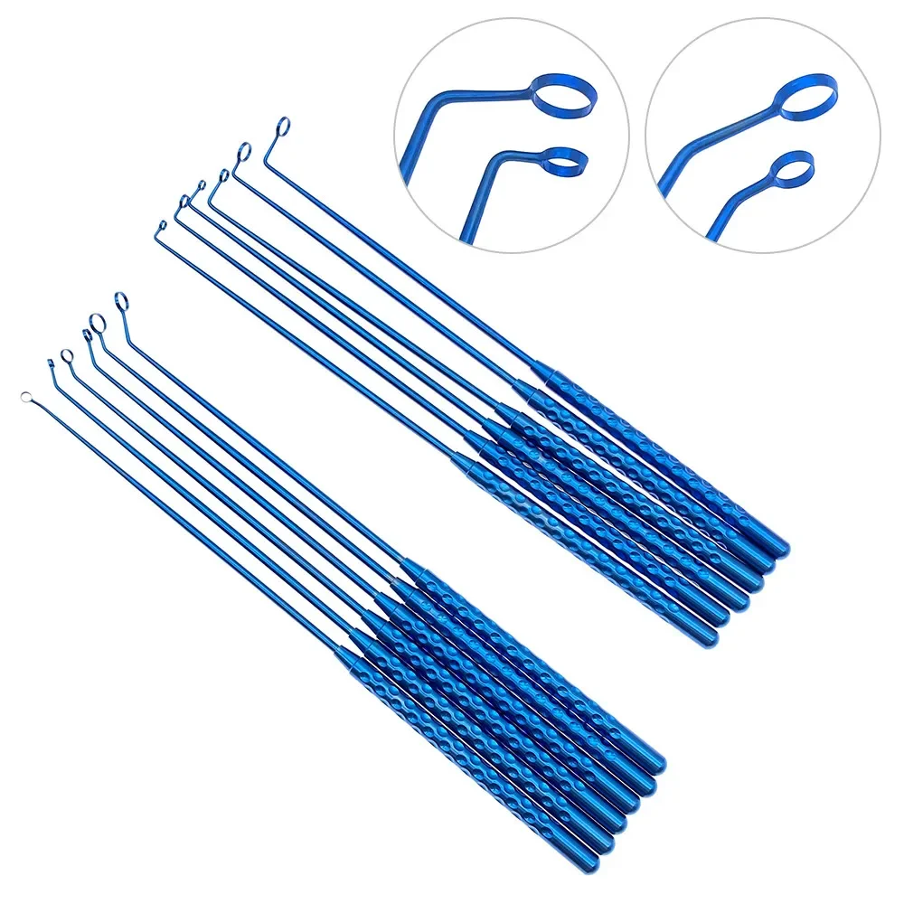 Микрокольцо-куретка для нейрохирургии с лезвием 3 мм/4 мм/6 мм, микрохирургические хирургические инструменты