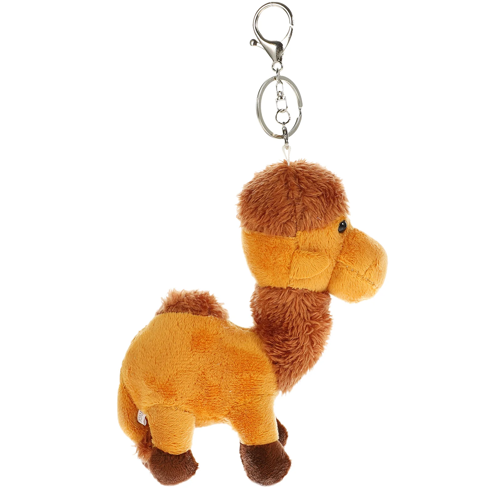 Plush Camel Keychain Stuffed Camel Stuffed Animal Keyring Pendant Cute Fluffy Key Ring Bag Hanging Ornaments Handbag Charms