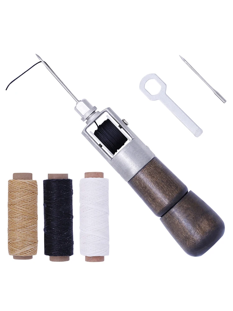 

LMDZ Leather Sewing Awl Thread Kit Manual Sewing Machine Speedy Stitcher Leather Craft Stitching Shoemaker Canvas Repair Tool