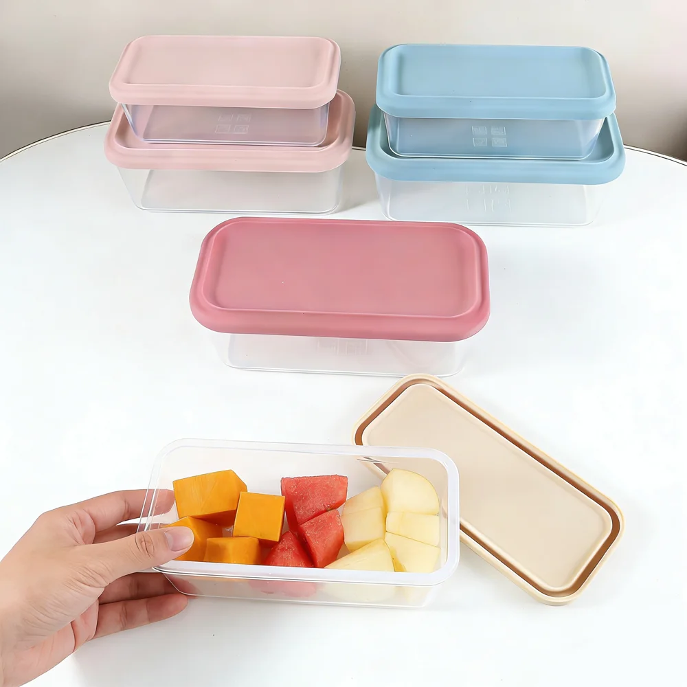 500ml 900ml Food-Grade Silicone Ice Cube Mold Food Storage Containers tray BPA-Free
