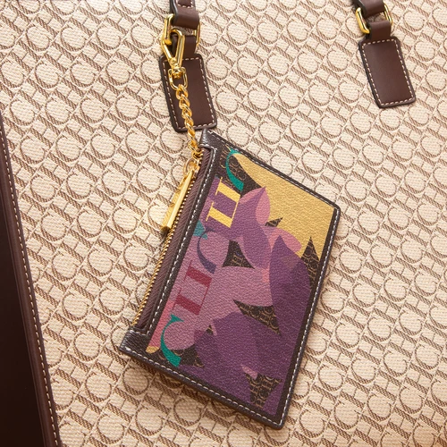 Imagen 1 del producto Nuevo bolso clásico de moda para mujer, tarjetero con estampado de letras, tarjetero Retro nuevo para mujer, cartera