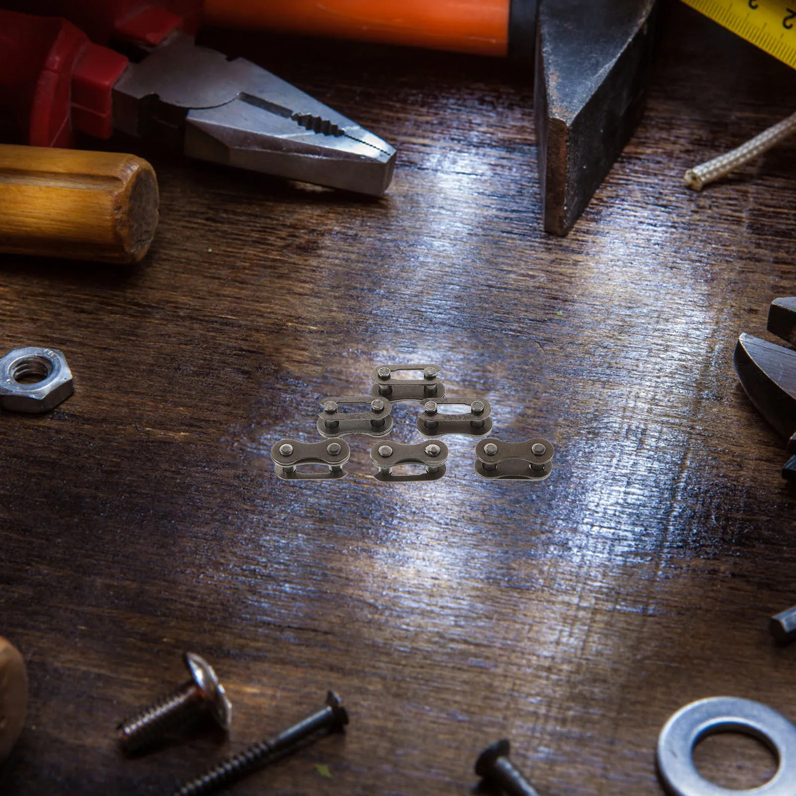 

40Pcs Bike Chain Buckle Quick Connect Joint Durable Cycling Part Accessory for Road Mountain Bicycles Dark Brown