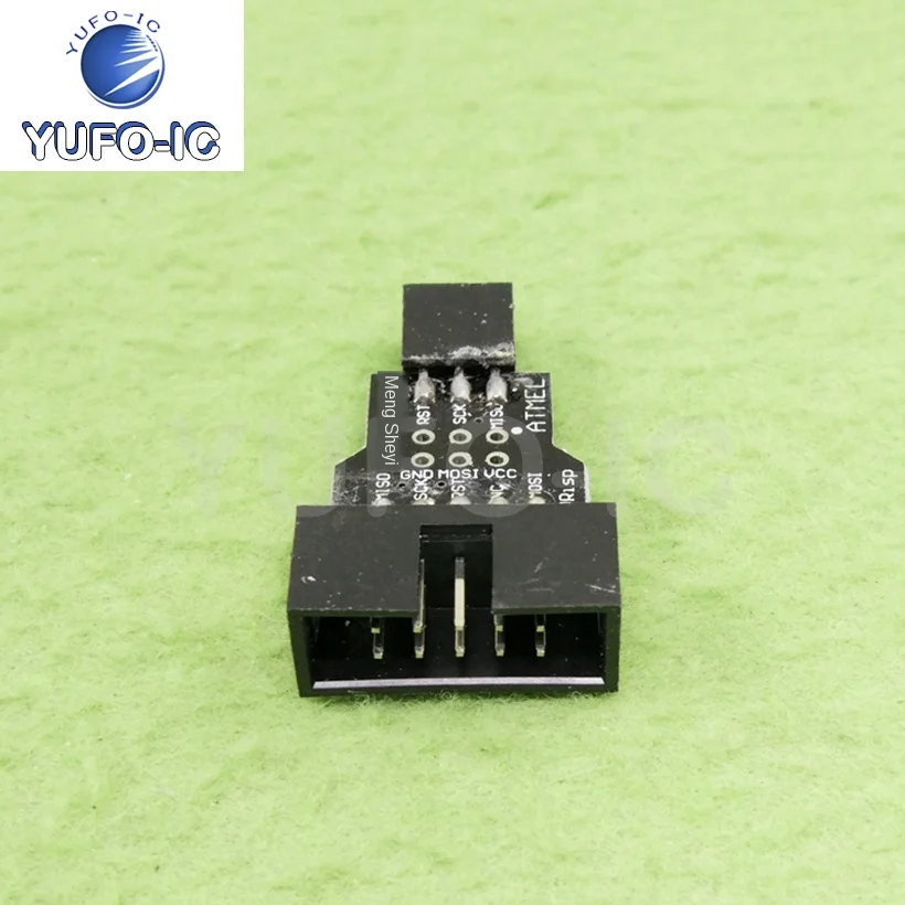 Free Ship 5pcs 10P To 6-Bit Switchboard Adapter AVR ISP Usbasp Stk500 10pin To 6pin
