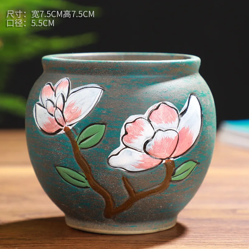 Flower Pots Mini Flowerpot Garden Ceramics For Succulent Plants Desktop Nursery Pots Flower Pots Home Decor Mini Flower