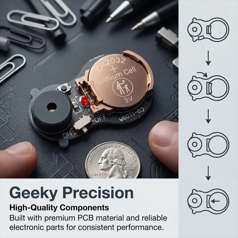 Prank Cricket Noise Maker Mini Hidden Sound Generator Small Portable Joke Toy For Office Home Bedroom Prank Game