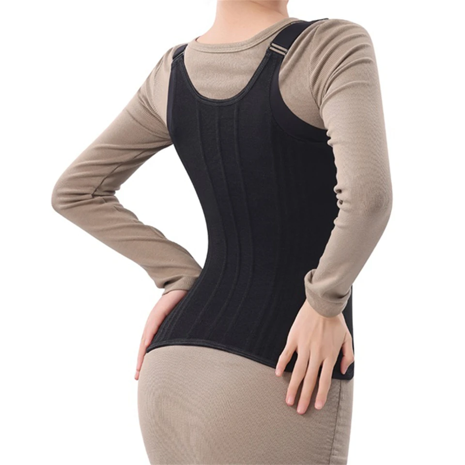 Becirzet Damen-Gürtel Taillentrainer Körperformer Bauchkontrolle Ärmelloses Tanktop Shapewear Damen-Modelliergurt Unterwäsche – Detail 11