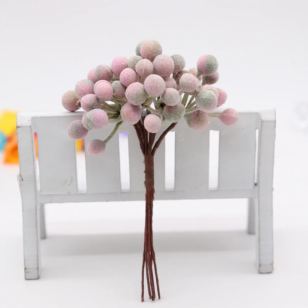 6pcs artificial fake flower fake grass wedding Christmas decoration wreath handmade decoration accessories fake plants