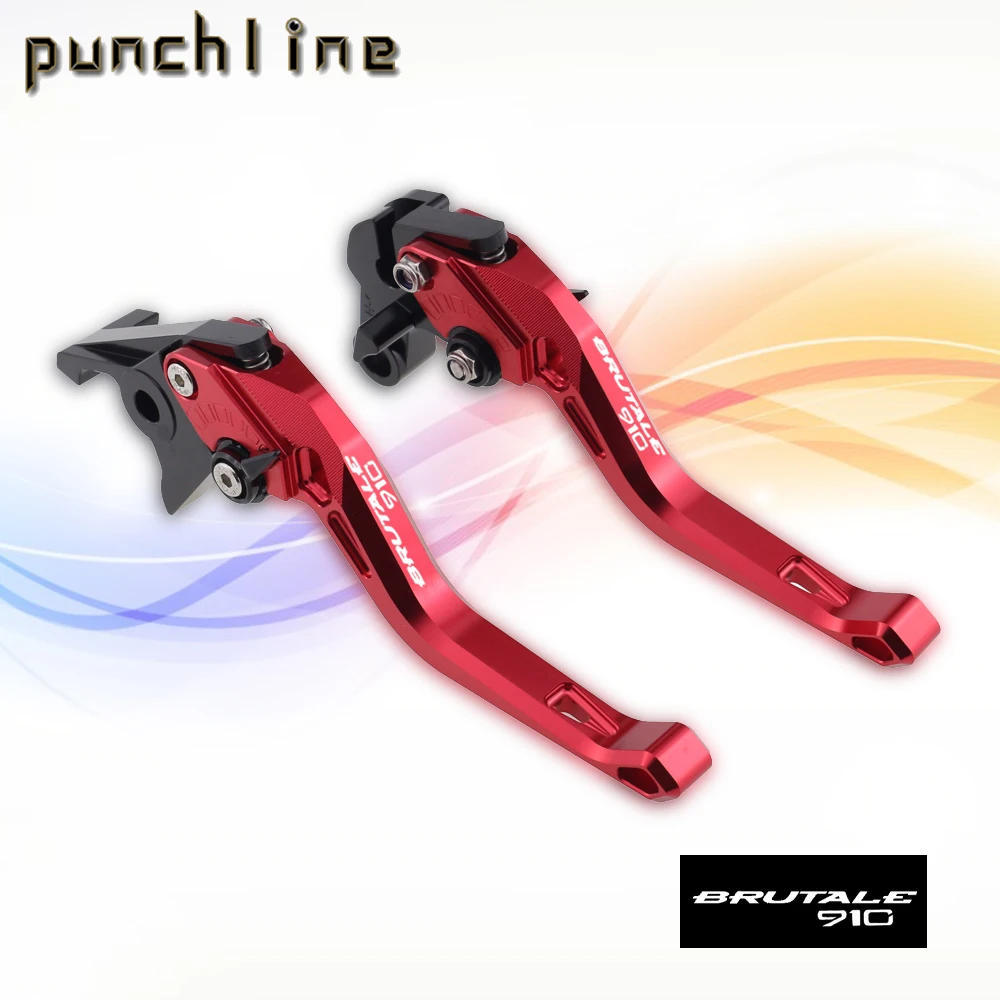 

Fit For BRUTALE 4 910R 05-11 BRUTALE 910S 03-11 Motorcycle CNC Accessories Short Brake Clutch Levers Adjustable Handle Set