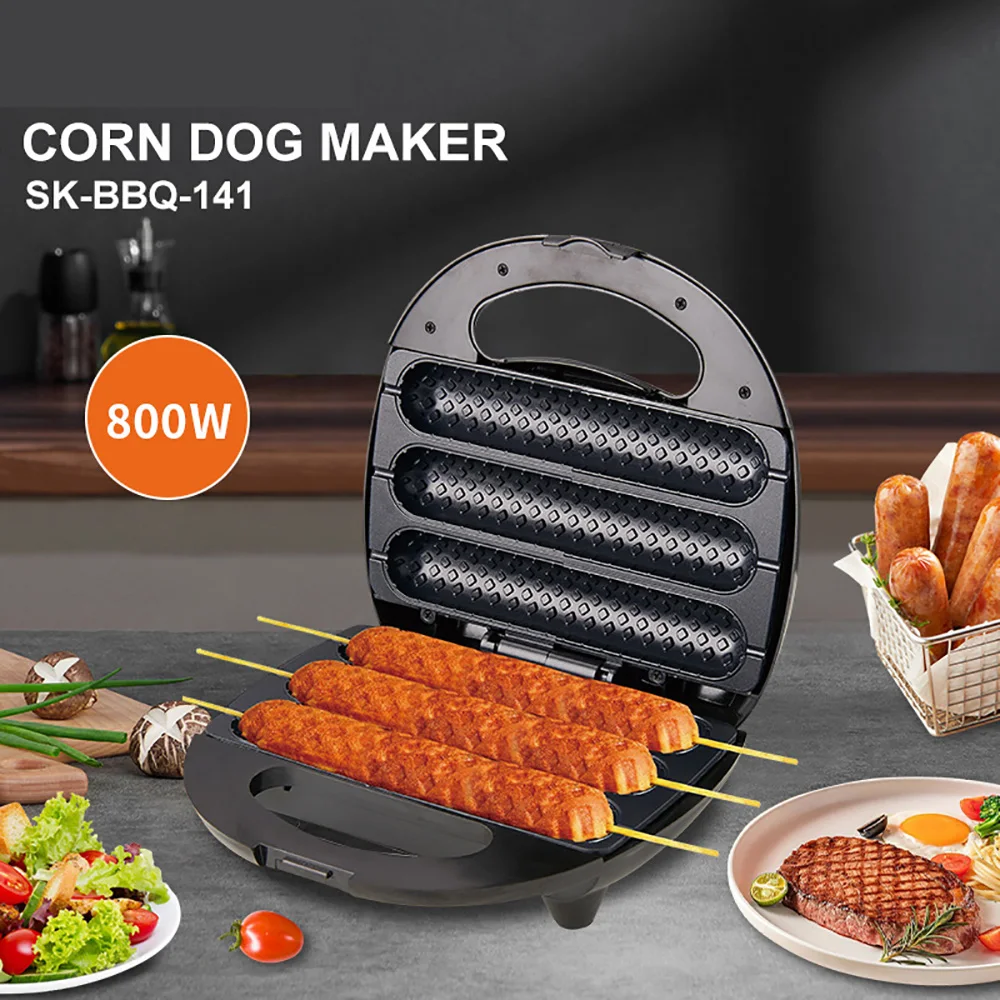 

Умная мультиварка для завтрака: гриль-колбаски, многофункциональный гриль для завтрака 800 Вт Pro Гриль для завтрака