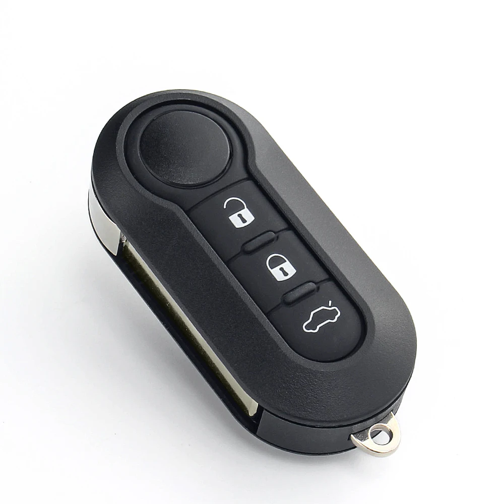 KEYYOU New For Fiat 500 500L MPV Ducato Citroen Jumper Peugeot Boxer 2008-2015 433.92Mhz ID46 3 Buttons Remote Car key