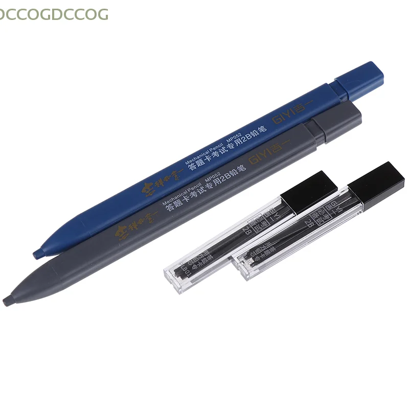 6PCs Lead Refill Set Student Supplies FOR 2B Lead Holder Exam Mechanical Pencil