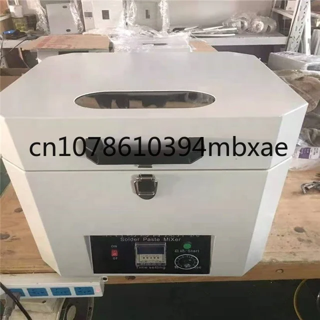 MU-500 New Style Solder Paste Mixer  Mixer  Planetary Centrifugal  Automatic Commingler Mixer 2 Pots of 500g At The Same Time