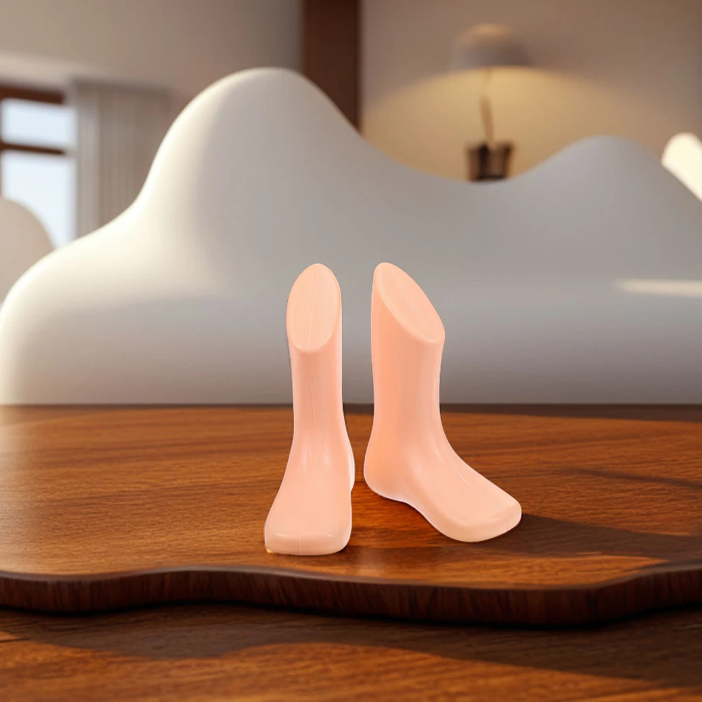 

6Pcs Infant Foot Molds Plastic Lightweight Foot Mannequins For Socks Shoes Display Children Foot Models Toddler Foot Mannequins