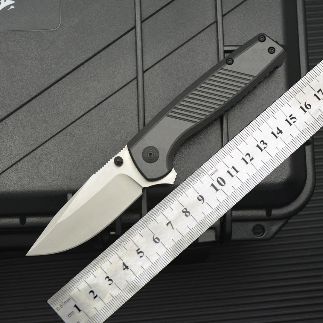 

TERMINUS XR folding knife D2 steel high hardness folding knife carbon fiber portable sharp knife outdoor self-defense knife