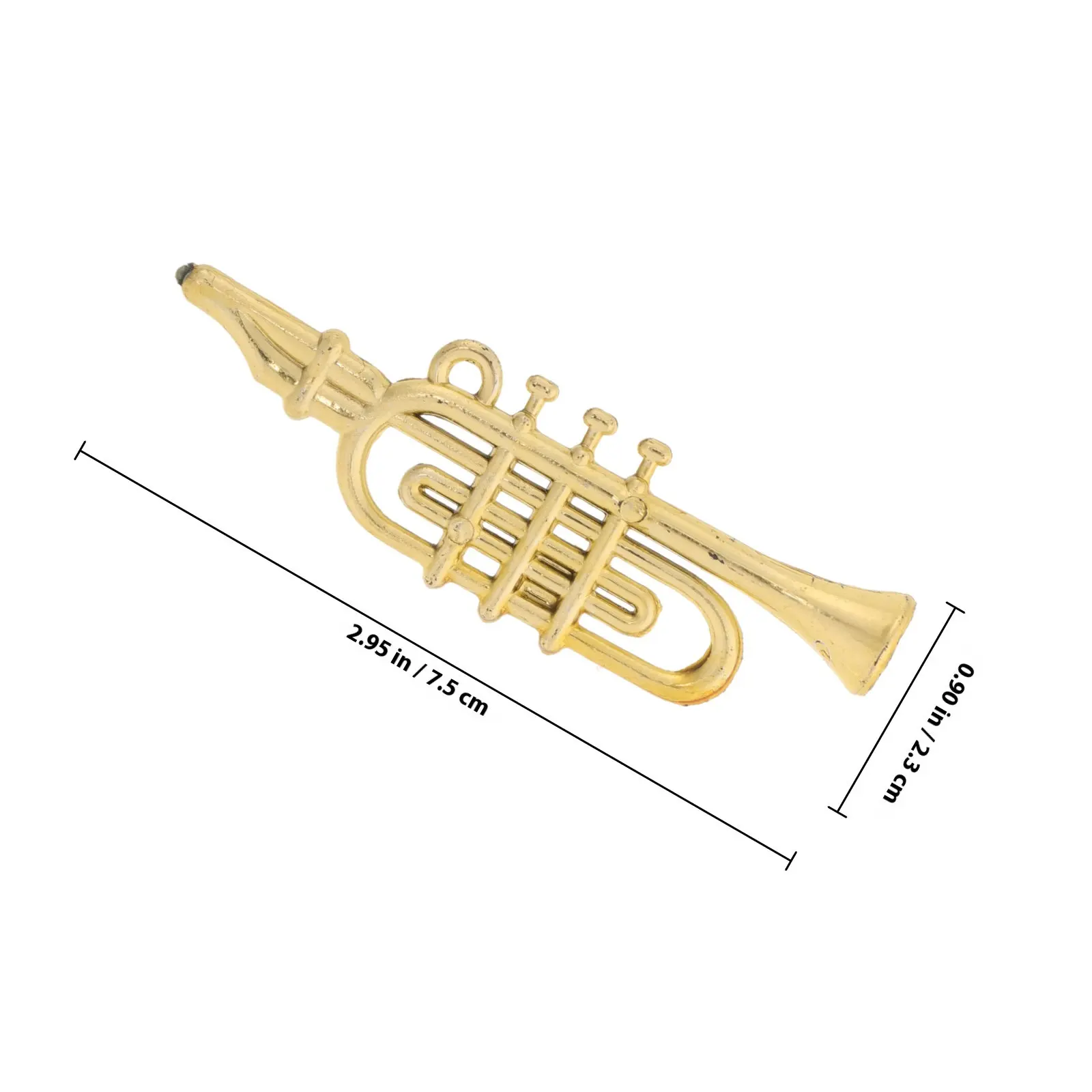 12Pcs Christmas Tree Decorations Miniature Musical Instruments Plastic Vintage Style DIY Hanging Ornaments Holiday Home Mall