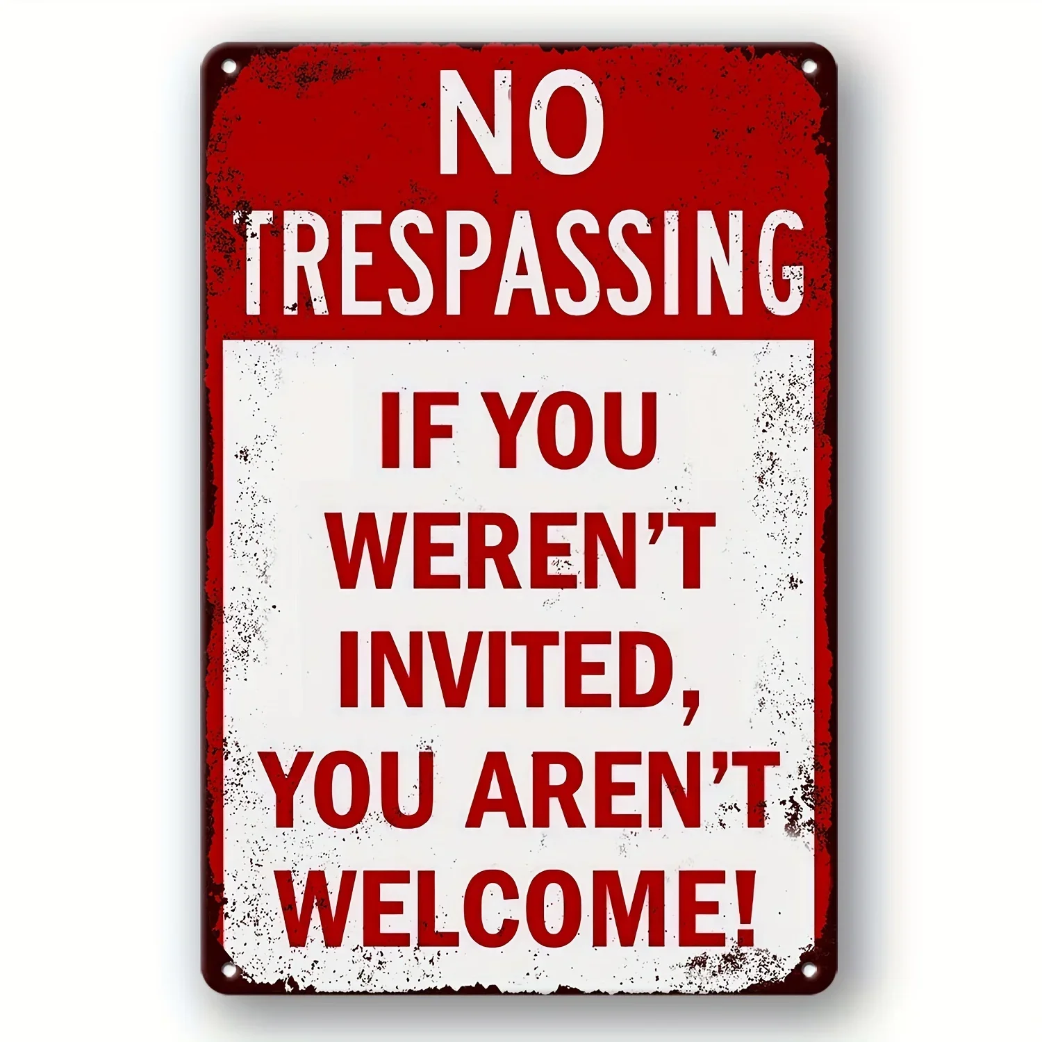 2pcs/4pcs Metal Sign, 