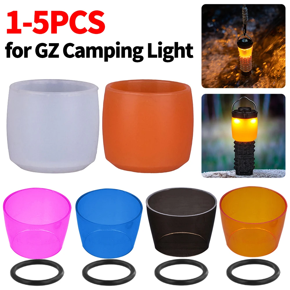 1-5pcs Light Protective Cover Plastic Small Lampshade Eye Protection Camping Light Cover Insect Repellent for Goal Zero Light