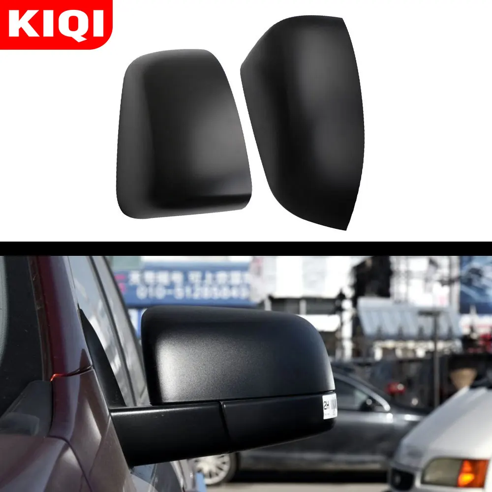 KIQI 2Pcs/Set ABS Car Rear View Side Mirror Cover for Ford Ranger 2015 2016 2017 2018 2019 2020 Rearview Mirror Covers