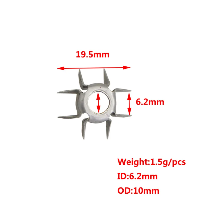 23 Grain 8 Paw Judo Broadhead ID6.2mm 24pcs Screw-in Arrow Points for Hunting Target Practice Archery Use