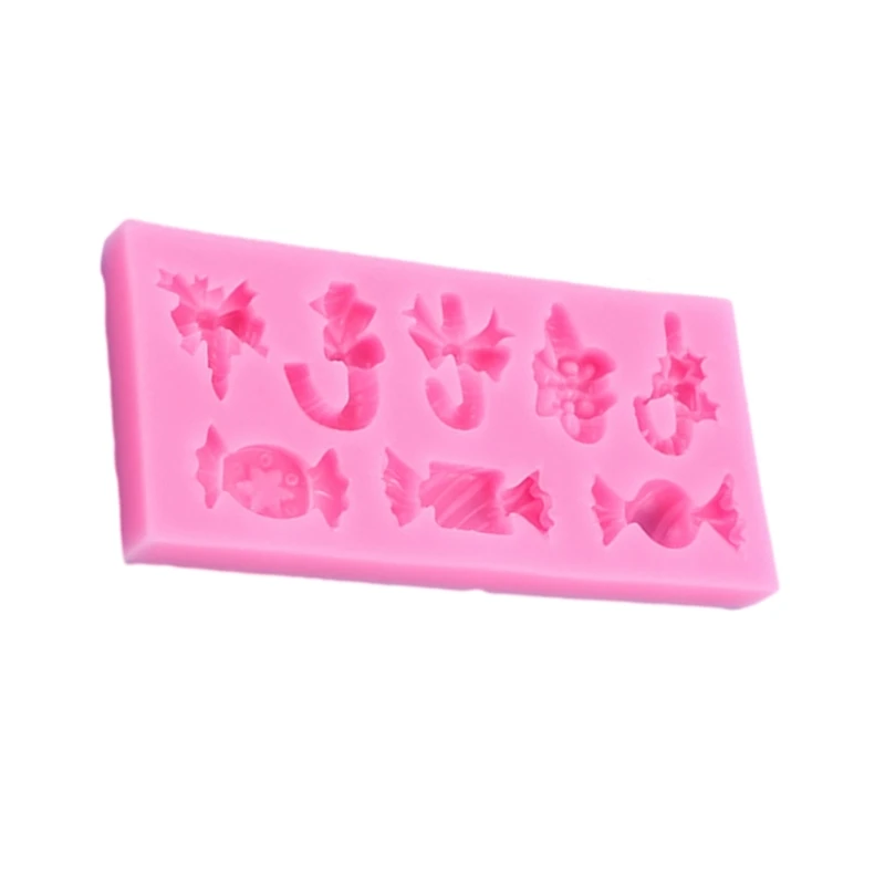 Candy Tree Hat Socks Silicone Mold DIY Christmas Baking Mold Cake Decorating Tool for Making Chocolate Fondant Dropshipping