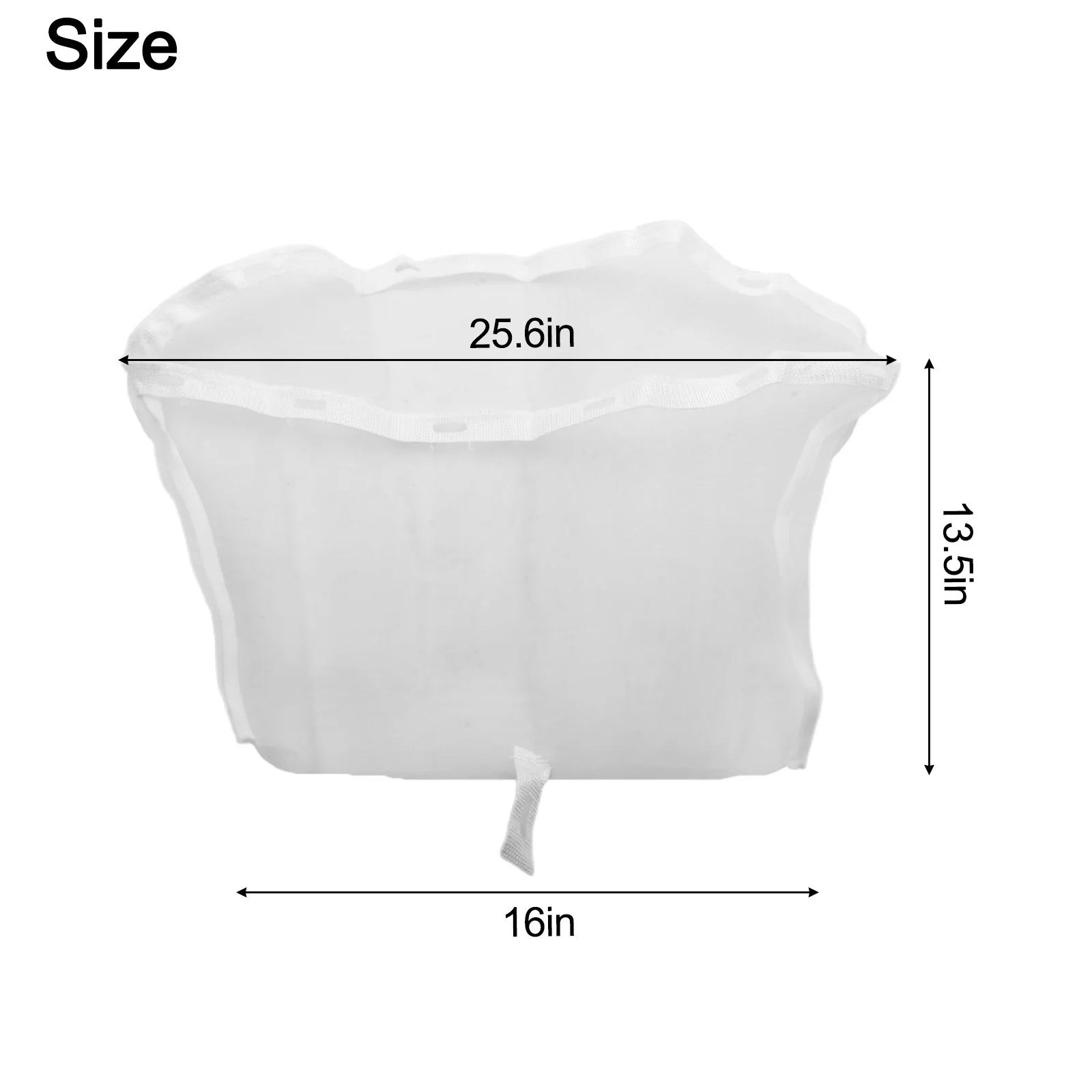 Debris Skimmer Bag J-400 Spa Bag 2013 Compatible Filter Optimal Compatibility Strong Mesh Fabric White Mesh Bag