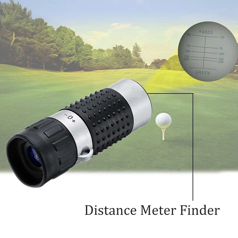 Retail 7X18 163M/1000M Golf Monocular Rangefinder Distance Meter Finder Pocket-Scope Range Sightseeing Surveillance Races