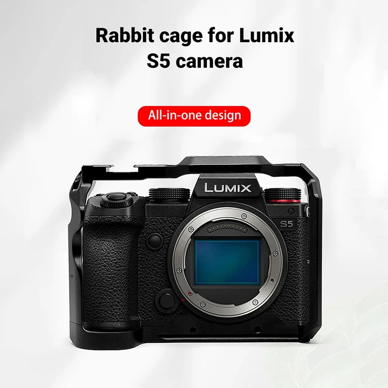 

Wholesale Professional Lumix S5 Alloy Lightweight Wrap-around DSLR Camera Cage for Canon 5D Photography Equipment