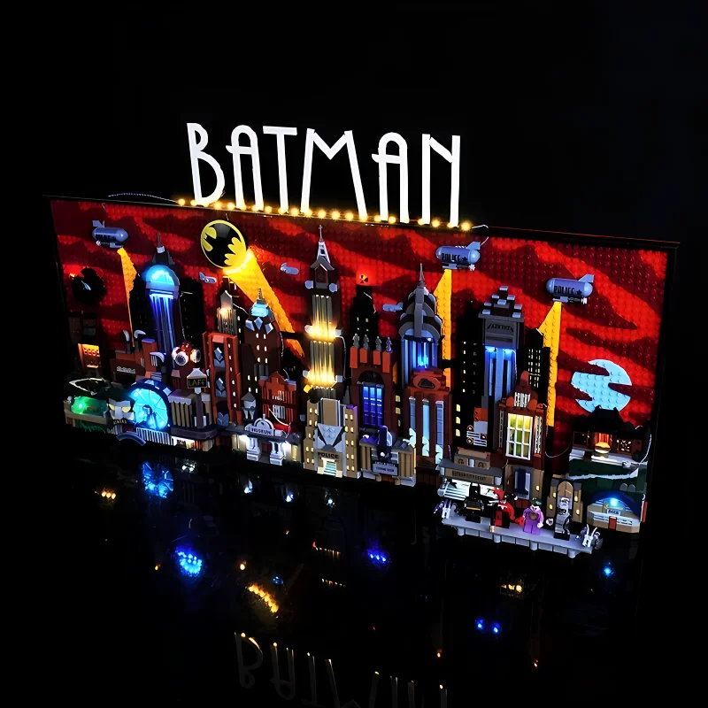 RC DIY LED Light Kit For LEGO 76271 The Animated Series Gotham City ( Only LED Light,Without Blocks Model)