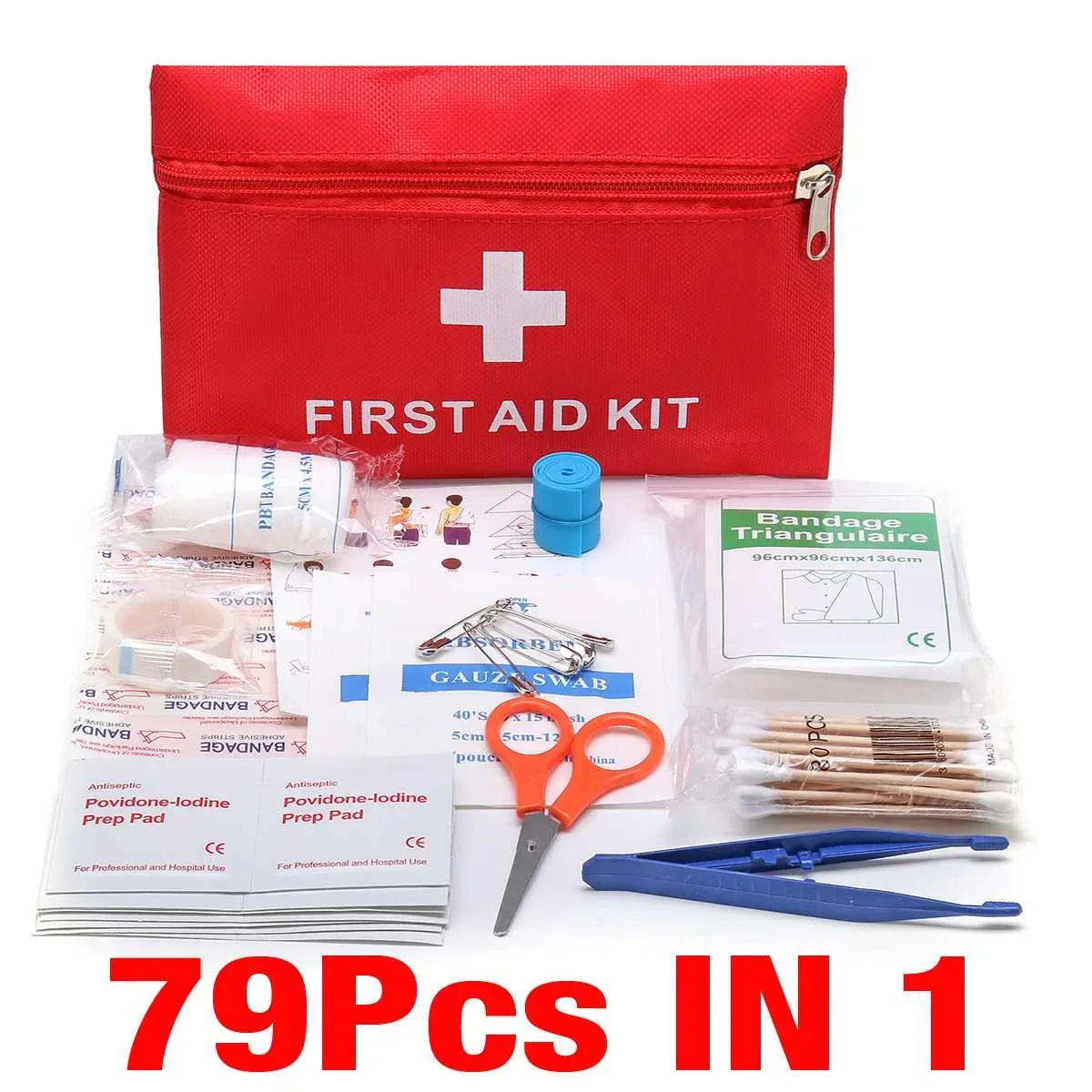 Draagbare 16-300 stuks noodoverlevingsset EHBO-kit voor medicijnen Outdoor Camping Wandelen Medische tas Noodhandtas