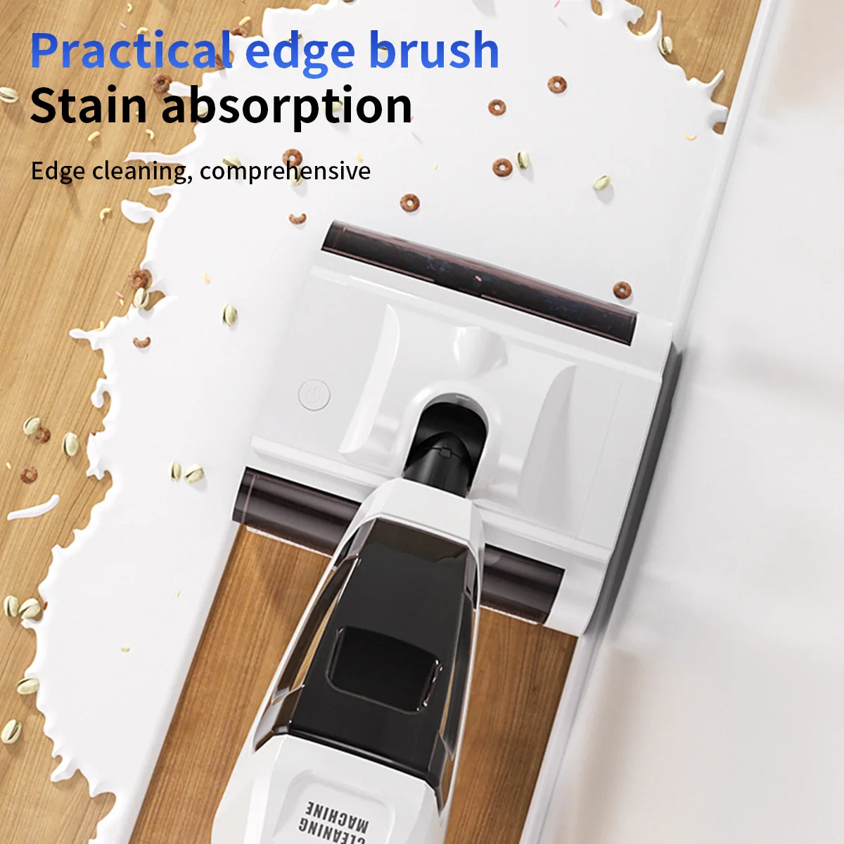 Para el hogar, fregona inteligente inalámbrica en seco y húmedo, succión de 5500pa, autolimpieza de 1 Min, tanque de agua doble grande