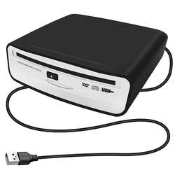 Reproductor de DVD y CD para coche, 1 piezas, interfaz USB 2,0, estéreo externo negro para Android