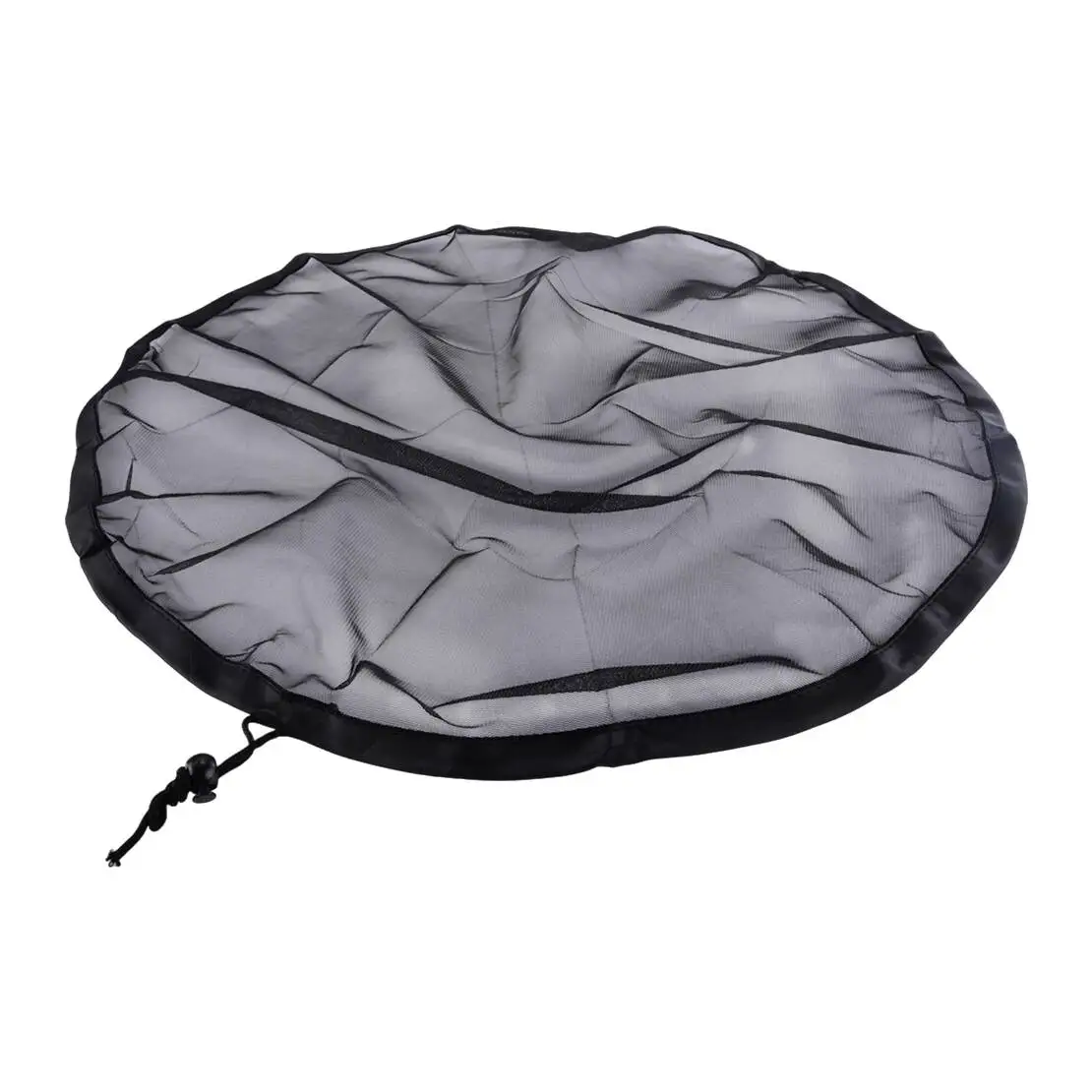 NEW 80cm Rain Barrel Net With Cord Water Collection Bucket Foliage Mesh Screen Cover Protector