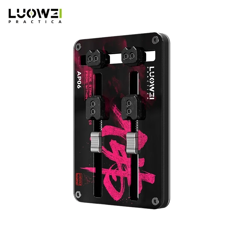 LUOWEI LW-AP06 ثنائي المحور عازل للحرارة الزجاج المقسى تركيبات الهاتف المحمول اللوحات الأم رقاقة بغا ديسولديرينغ حامل إصلاح