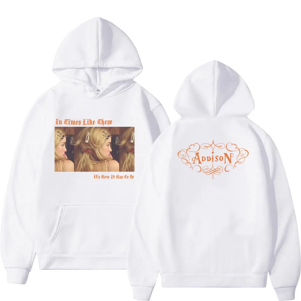 أديسون راي في الأوقات مثل هذه الأزياء المطبوعة هوديس الرجال النساء أزياء طويلة الأكمام الشتاء أزياء عارضة جماليات بلوزات #2