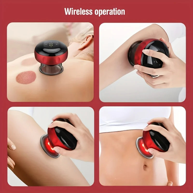 Electric Cupping Massage Device - USB-CRechargeable Portable Cupping Relaxation Device