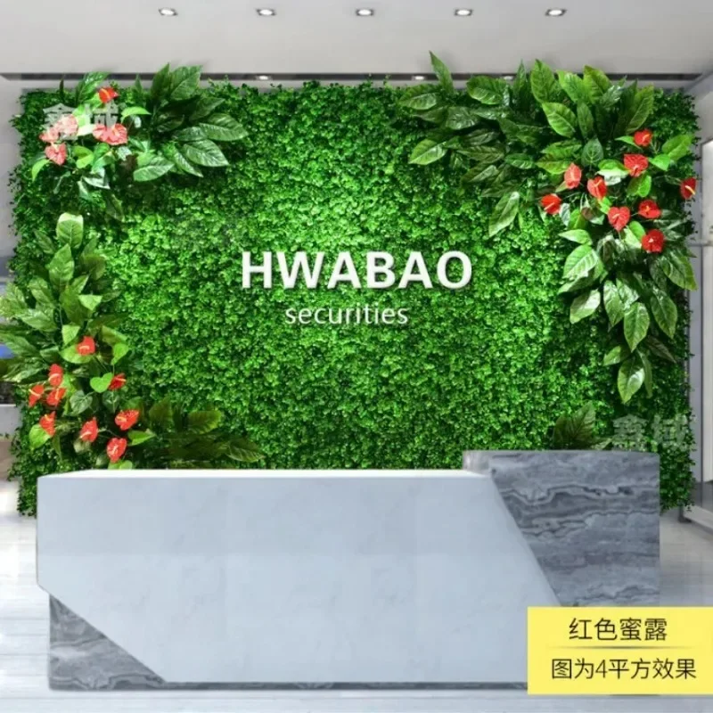 Simulation Plant Wall Three-dimensional Green Plant Wall Balcony Artificial Greening Background Wall Landscaping Decoration