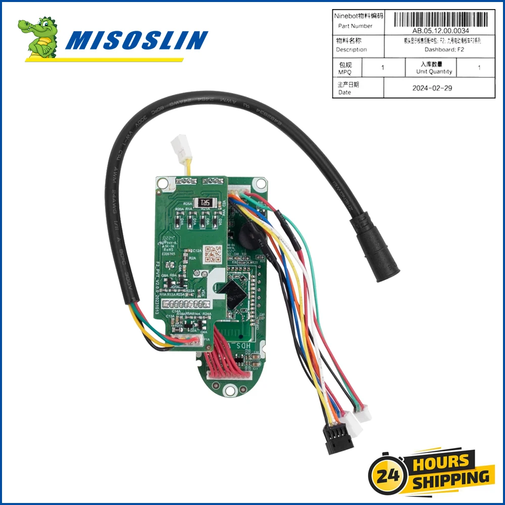 

Original Bluetooth Dashboard for Ninebot F2/F2 Plus / F2 Pro Electric Scooter Board Display Assembly E-Scooter Motherboard Parts