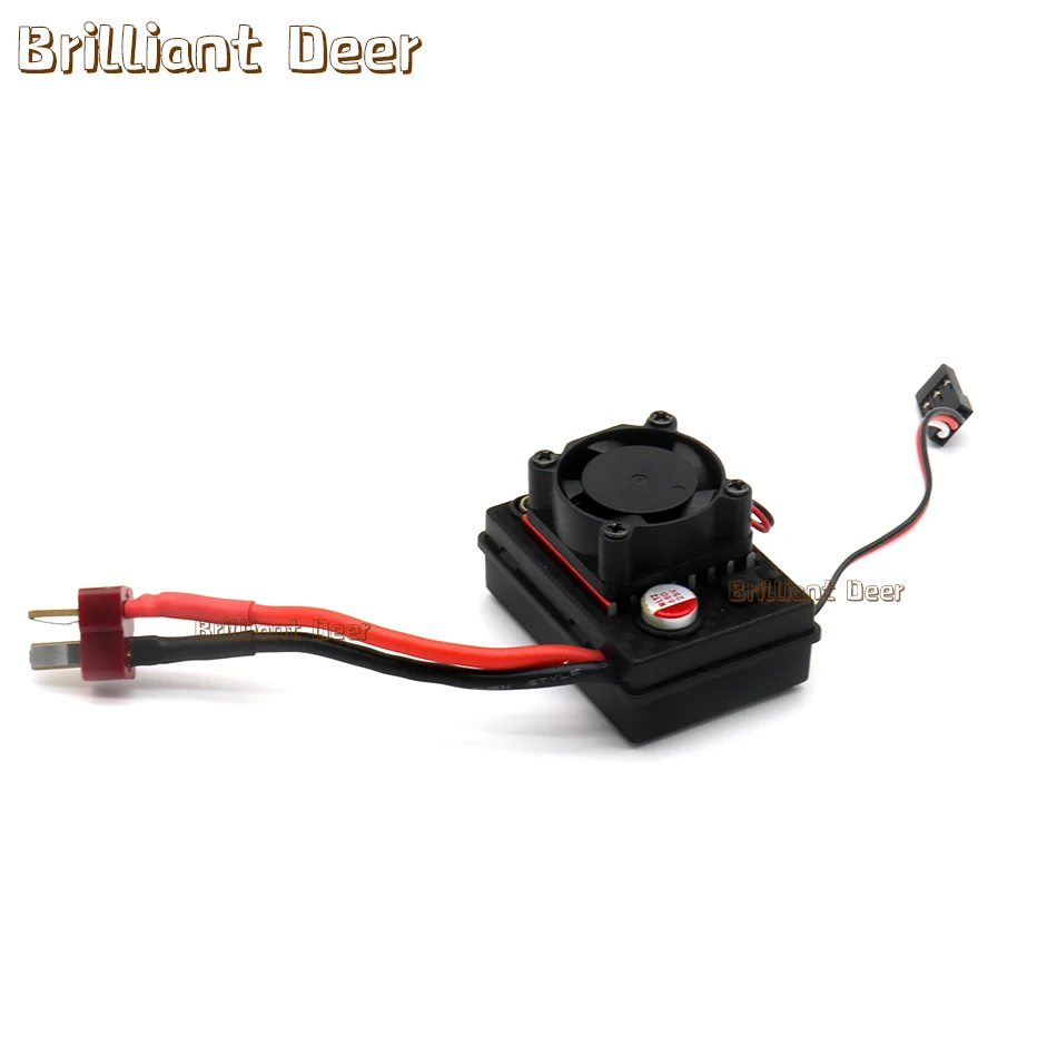 45A 6V/3A Waterproof ESC with T Plug Upgrade Parts for Brushless Motor SCY 16101 PRO 16102 PRO MJX HYPER GO 14210 16210 RC Car