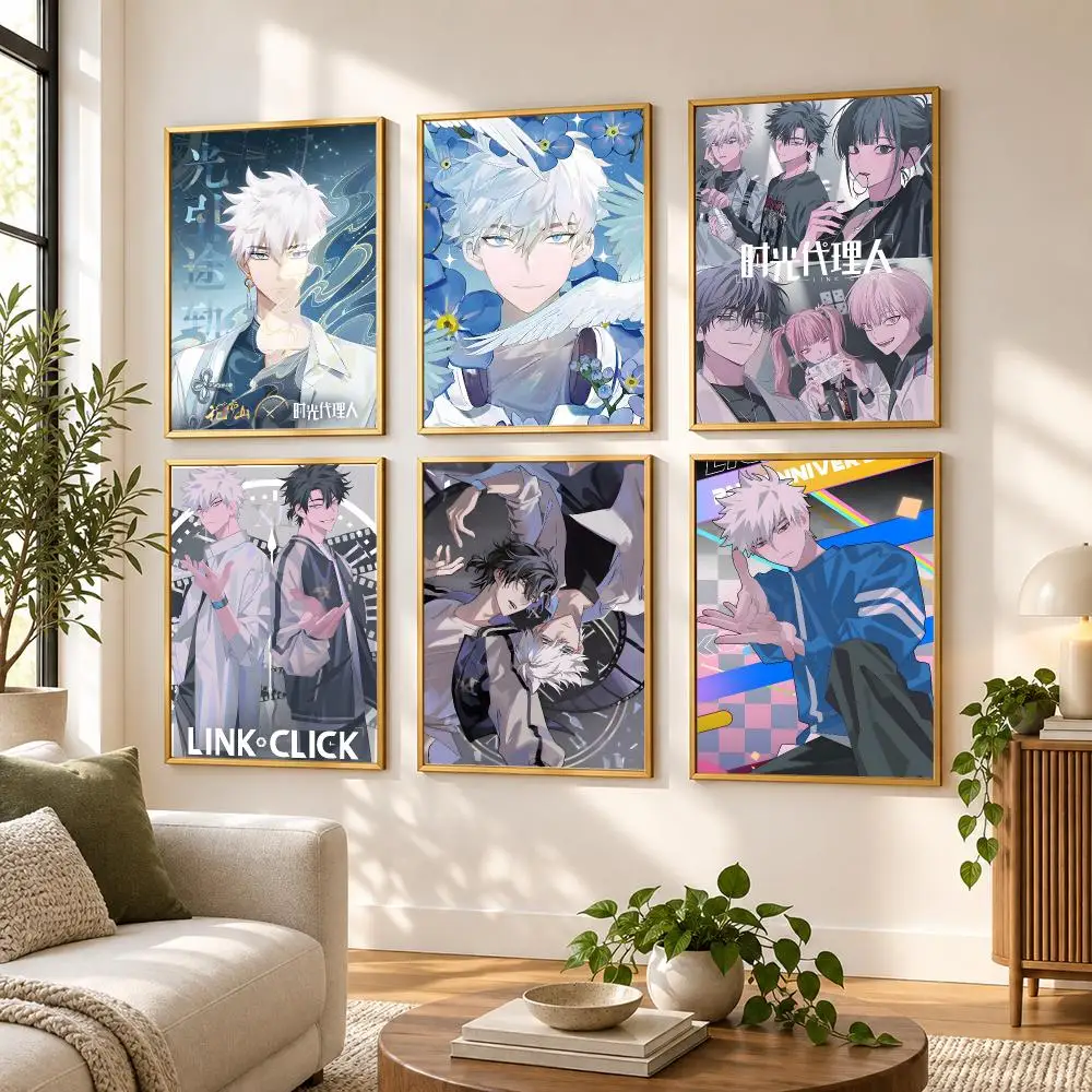 Link Click Poster HD art sticky wall waterproof home living room bedroom bar aesthetic decoration