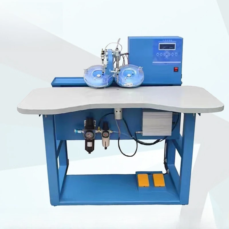 Double plate countertop point drilling machine, ultrasonic hot drilling machine, cloth drilling machine, clothing, hat decoratio