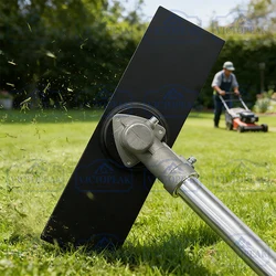 Garden Power Tool Accessories Two Toothed Rectangular Manganese Steel Blade for Brush Cutter