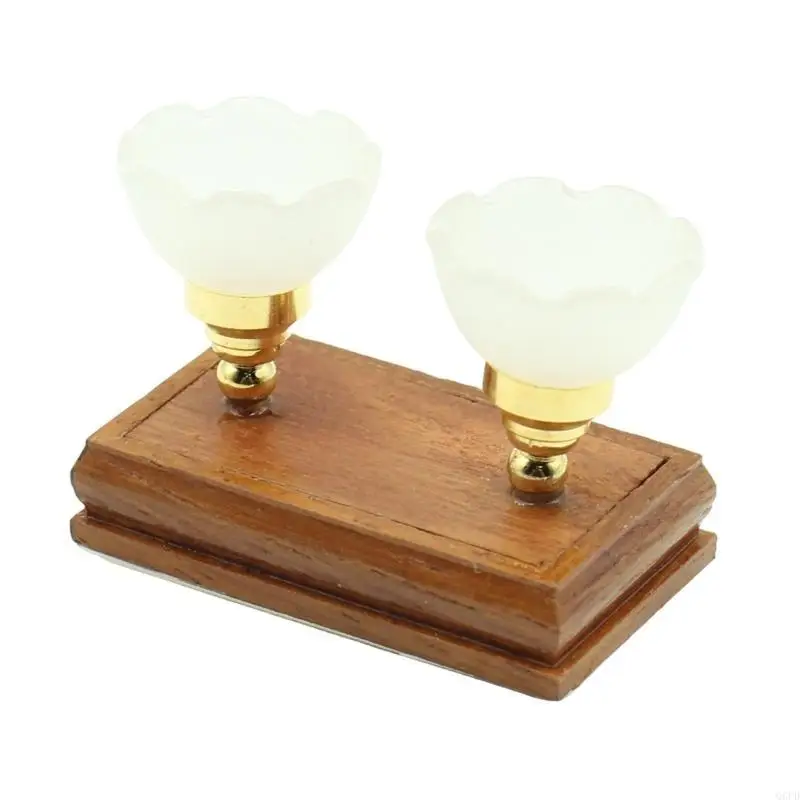   Bedroom Furnishings Chandelier Ceiling Lamp Model Decorations Pretend Playset