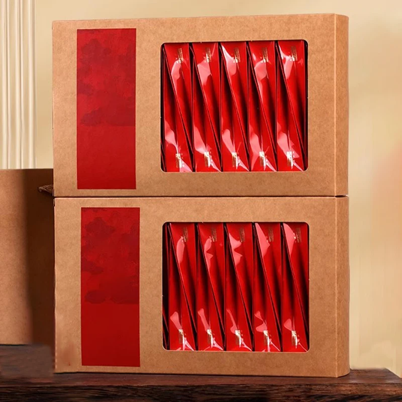 

High Quality Chinese Famous Tea Bag 8g/pcs Blacktea Aluminum Foil Bag Jasmine Tea Packaging Bag Classic Origin Lapsang Souchong