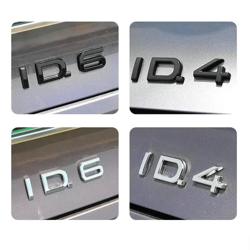 Apply to New energy vehicles ID4 ID6 CROZZ Rear endmark id4 id6 Trunk lettering Rear endmark